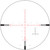 MIL-R™ – 5 Mils
Range estimation

The Nightforce MIL-R™ reticle can provide you with an accurate distance to your target, when the size of the target is known, by utilizing one of the following Mil relation formulas:

Target Size in Inches ÷ Image Size Measured in Mils in Reticle x 27.77 = Distance in Yards
Target Size in Inches ÷ Image Size Measured in Mils in Reticle x 25.4 = Distance in Meters
Target Size in Centimeters ÷ Image Size Measured in Mils in Reticle x 10.93 = Distance in Yards
Target Size in Centimeters ÷ Image Size Measured in Mils in Reticle x 10 = Distance in Meters
For example, a standard stop sign measures 30” tall x 30” wide. Knowing the size of the target, in this case, a stop sign, and applying the correct formula above, you will be able to accurately calculate the distance to your target.

Known target size = 30”
Image size = 2.5 Mils. To measure image size of target in Mils, refer to the reticle diagram above.
Divide target size (30”) by image size in reticle (2.5) = 12
For distance in yards, multiply 12 x 27.77 (constant) = 333.24 yards to target.
For distance in meters, multiply 12 x 25.4 (constant) = 304.8 meters to target.
Your ability to accurately measure your target in your reticle does take some practice to become proficient.


MOAR-T™
Our new MOAR-T™ delivers. .0625 MOA lines, with 1 MOA elevation and windage markings. Allows accurate rangefinding and holdover estimation at the longest distances. Center Illumination only.

The elevation and windage marks can be used for ranging objects when the size of the target is known. Bracket the target from top to bottom or side to side within the marks. Distance to target can then be determined using this formula:

Target size in inches ÷ moa x 100 = range in yards.
Please note that accurate rangefinding with the MOAR™ reticle can only be accomplished at the power settings shown above.