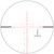 MIL-R™ F1
The floating center crosshair is 1.0 Mil across, and supported with whole, half, .2 and .1 Mil-Radian graduations across the reticle. This reticle features center illumination only, and a 15 Mil-radian scale below center.

Range estimation
The Nightforce MIL-R™ reticle can provide you with an accurate distance to your target, when the size of the target is known, by utilizing one of the the following Mil relation formulas:

Target Size in Inches ÷ Image Size Measured in Mils in Reticle x 27.77 = Distance in Yards
Target Size in Inches ÷ Image Size Measured in Mils in Reticle x 25.4 = Distance in Meters
Target Size in Centimeters ÷ Image Size Measured in Mils in Reticle x 10.93 = Distance in Yards
Target Size in Centimeters ÷ Image Size Measured in Mils in Reticle x 10 = Distance in Meters
For example, a standard stop sign measures 30” tall x 30” wide. Knowing the size of the target, in this case, a stop sign, and applying the correct formula above, you will be able to accurately calculate the distance to your target.

Known target size = 30”
Image size = 2.5 Mils. To measure image size of target in Mils, refer to the reticle diagram above.
Divide target size (30”) by image size in reticle (2.5) = 12
For distance in yards, multiply 12 x 27.77 (constant) = 333.24 yards to target.
For distance in meters, multiply 12 x 25.4 (constant) = 304.8 meters to target.
Your ability to accurately measure your target in your reticle does take some practice to become proficient.