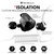 Decibullz Custom Molded Surveillance Earpieces +Isolation