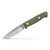 Benchmade 163-1 Bushcrafter Knife, OD Green G10