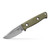 Benchmade 165-1 Mini Bushcrafter Knife, OD Green G10