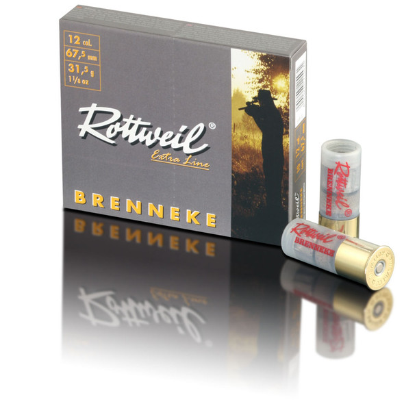 Rottweil Brenneke Classic Ammunition - 20 Gauge, 2-3/4", Rifled Slug, Lead, 7/8 oz, 410 m/s, Model 2316897