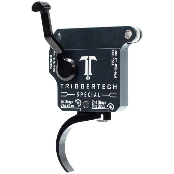 TriggerTech Remington 700 Special Two-Stage Trigger w/ Bolt Release, RH: Pro Curved Lever