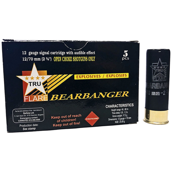 TruFlare Bearbanger Ammunition - 12 Gauge, 2-3/4", Model 12GB