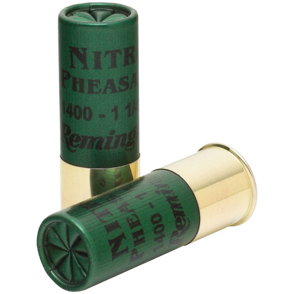 Remington Nitro Pheasant Ammunition - 12 Gauge, 2-3/4", #6, Copper Plated Lead, 1-3/8 oz, 1300 fps, Model 28636
