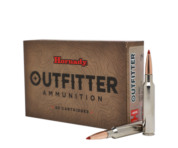 Hornady Outfitter Ammunition: 300 PRC, 190 Grain, CX, 3000 fps