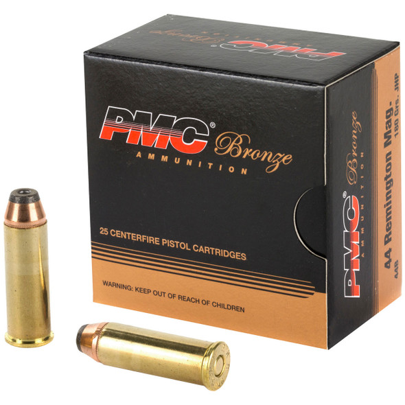 PMC Bronze 44 Rem Mag, 180 gr, JHP Ammunition