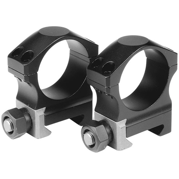 Nightforce Optics X-Treme Duty Ultralite Rings (Titanium/Alloy): 30mm, 0.885" (Low), 4 Screws, Black