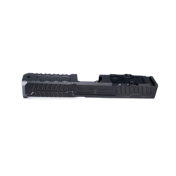 Faxon Firearms Patriot Slide for G19 Gen 3, RMR Cut, DLC Coated