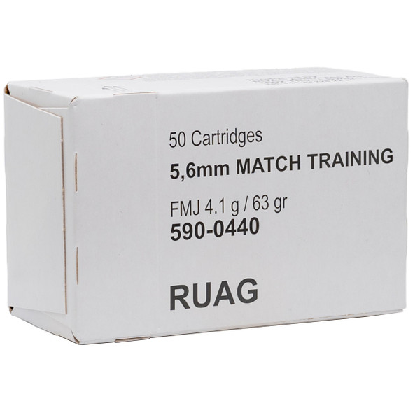 RUAG GP90 Match 5.56x45mm, 63 gr, FMJ Ammunition