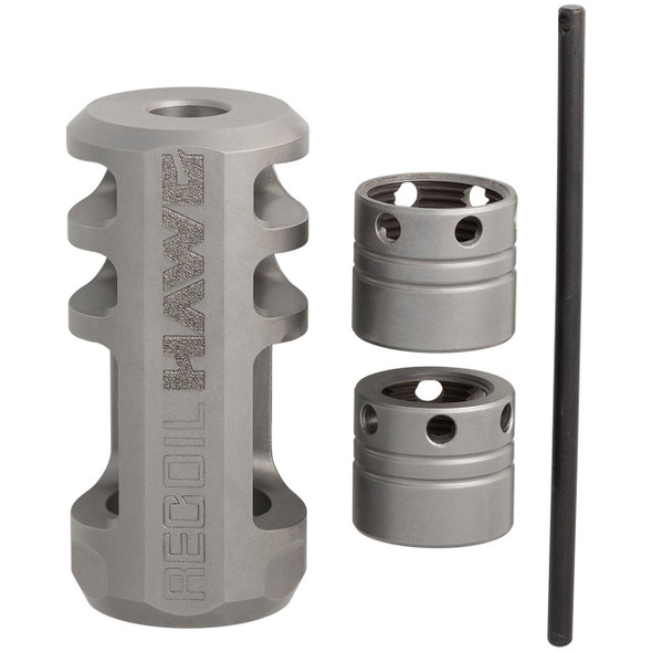 Browning Recoil Hawg Muzzle Brake - Stainless, 30 Cal