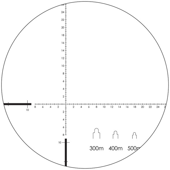 Vortex Optics Recon R/T 15x50 Monocular, Ranging (MRAD) Reticle, Model RT155