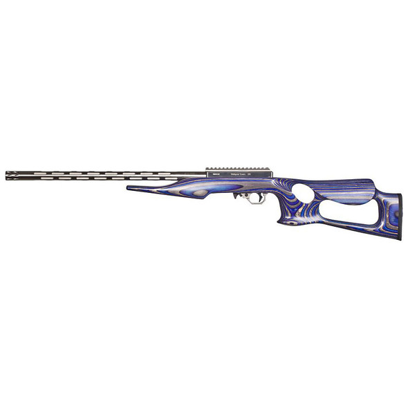 Volquartsen IF-5 Rimfire Rifle - 22 LR, 18.5" Barrel, Blue Lightweight Thumbhole Stock, Model VCF-LR-BL-LTH