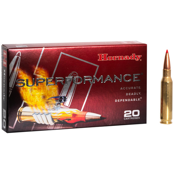 Hornady Superformance Ammunition: 7mm-08 Rem, 139 Grain, SST, 2950 fps