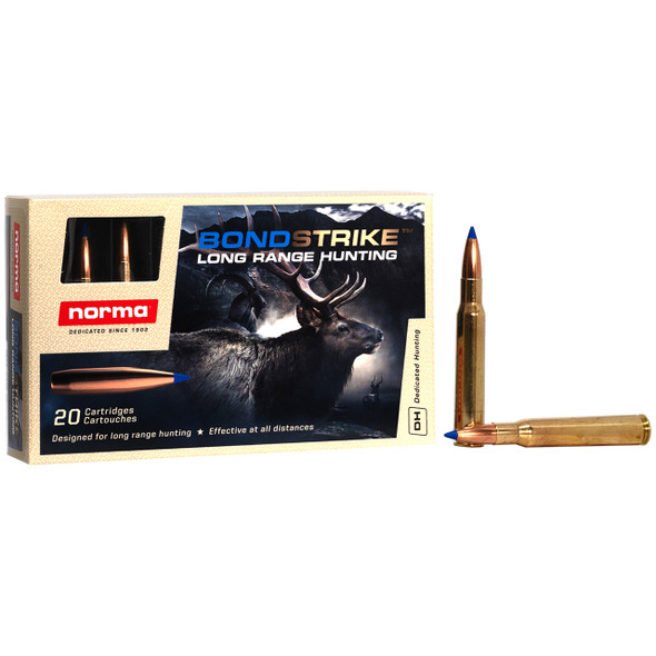 Norma Bondstrike Extreme Ammunition: 30-06 Springfield, 180 gr, Bondstrike, 2756 fps, Model 20176422