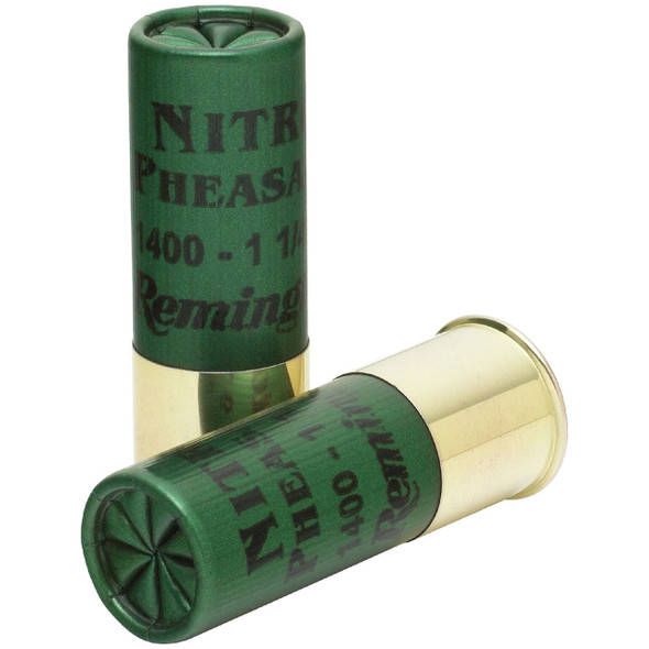 Remington Nitro Pheasant Ammunition - 12 Gauge, 2-3/4", #5, Copper Plated Lead, 1-3/8 oz, 1300 fps, Model 28634