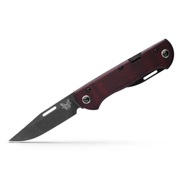 Benchmade 317BK-02 Weekender Knife - Double Red Micarta