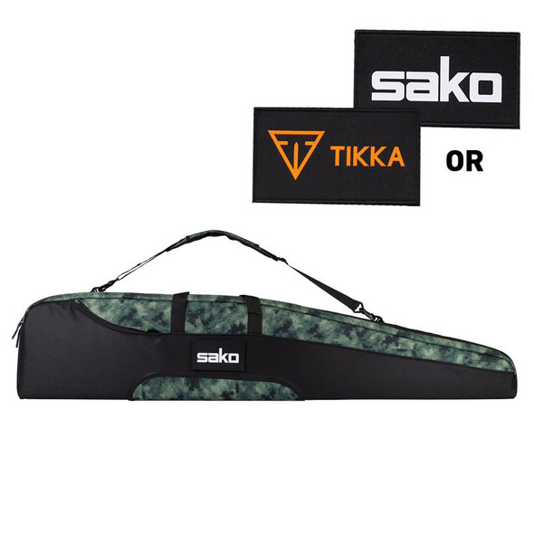 Sako/Tikka Soft Rifle Case: Green Camo, 52"