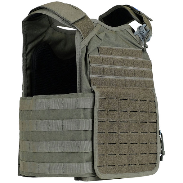 Premier Body Armor Core Plate Carrier w/ Level IIIA Cummerbund Armor - Ranger Green