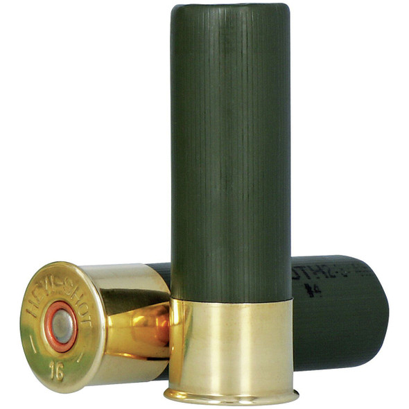 HEVI-Shot HEVI-Bismuth Ammunition: 16 Gauge, 2-3/4", #4, Bismuth, 1-1/8 oz, 1350 fps, Model HS16704