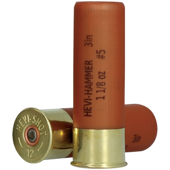 HEVI-Shot HEVI-Hammer Upland Ammunition -  12 Gauge, 3", #5, Bismuth/Steel, 1-1/8 oz, 1350 fps, Model HS29125