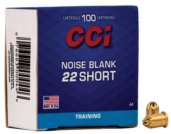 CCI Noise Blanks Ammunition: 22 Short