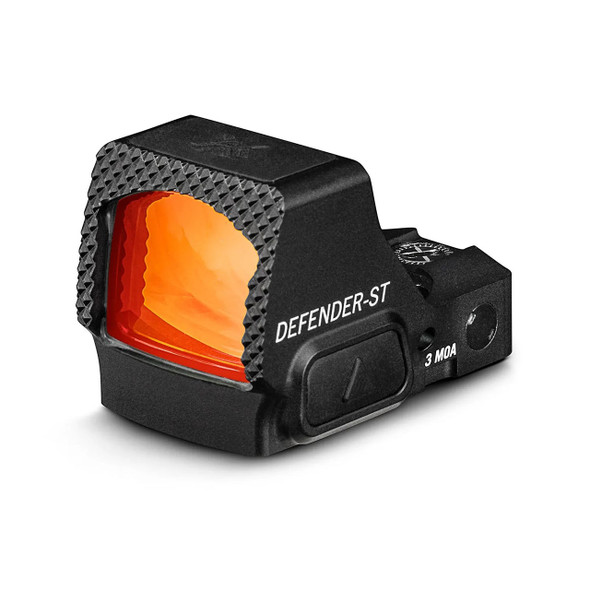 Vortex Optics Defender-ST Micro Red Dot Sight: 3 MOA Defender Dot Reticle, Black, Model DFST-MRD3