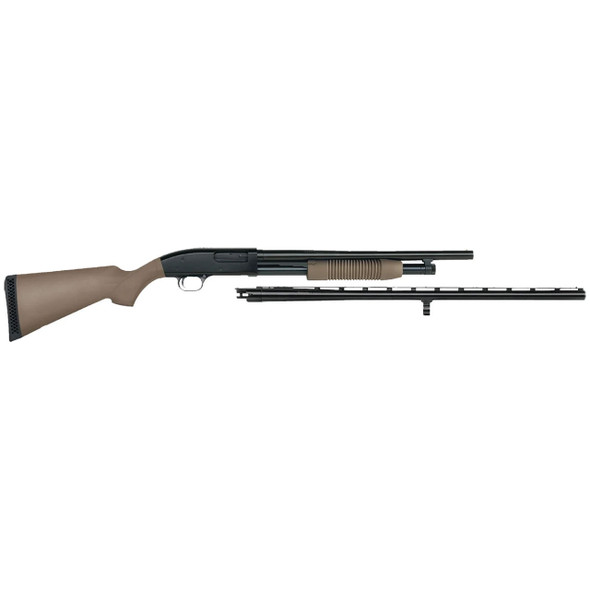 Mossberg Maverick 88 Security/Field Combo Shotgun, FDE - 12 Gauge-3", 18.5" / 28" Barrels, Model 31019