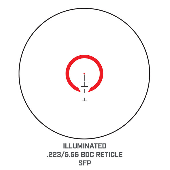 Bushnell AR Optics 1-6x24 SFP Riflescope - Illuminated BTR-1 Reticle