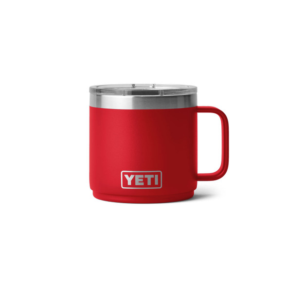 YETI Rambler Stackable Mug with Magslider Lid, 414 mL - Rescue Red