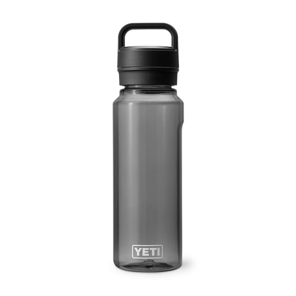 YETI Yonder Water Bottle with Yonder Chug Cap, 1 L - Charcoal