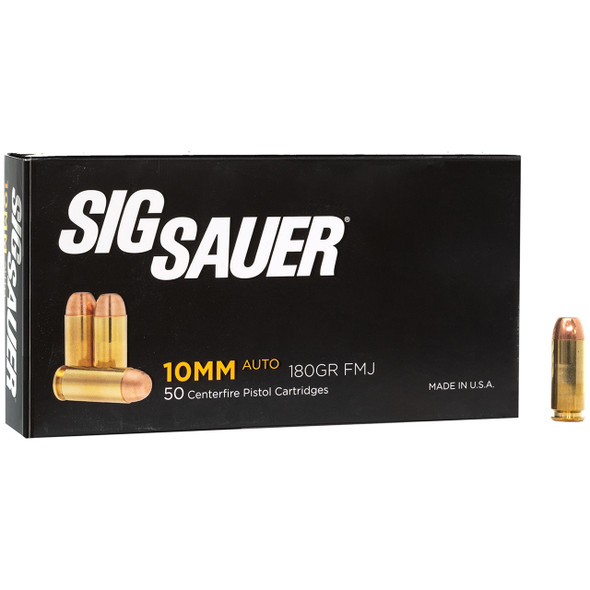 Sig Sauer Elite Ball Ammunition: 9mm, 115 gr, FMJ, 1185 fps