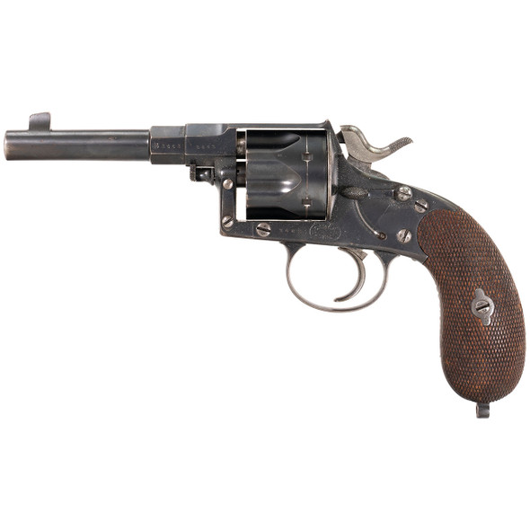 Suhl Antique M1883 Reichsrevolver - 10.6mm, 4.6" Barrel, Ser# 3663