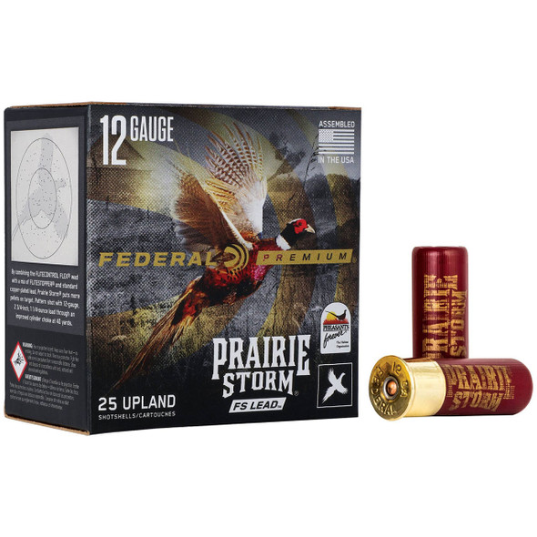 Federal Prairie Storm FS Lead Ammunition - 12 Gauge, 2-3/4", #4, Lead, 1-1/4 oz, 1500 fps, Model PFX154FS 4