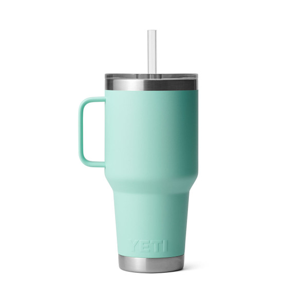 YETI Rambler Straw Mug with Straw Lid, 1 L - Seafoam