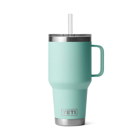 YETI Rambler Straw Mug with Straw Lid, 1 L - Seafoam