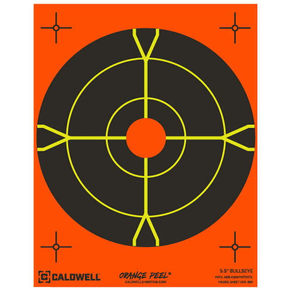 Caldwell Gen2 Orange Peel "Bullseye" Targets - 5.5"