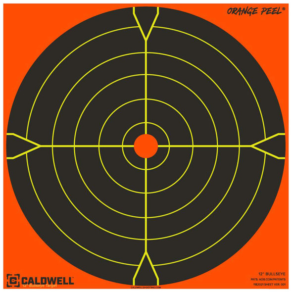 Caldwell Gen2 Orange Peel "Bullseye" Targets - 12"