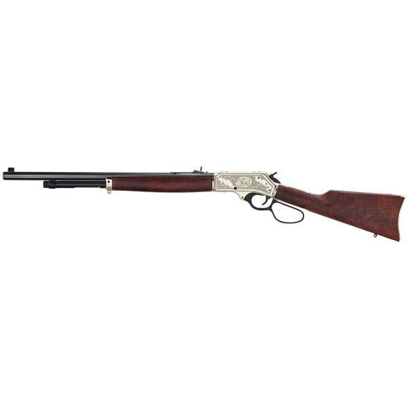 Henry Brass Wildlife Edition Lever Action Rifle - 45-70 Gov't, 22" Barrel, Model H010BGWL