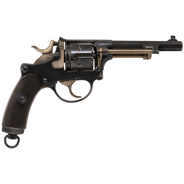 W+F Bern Antique 1882 Revolver: 7.5mm Swiss, 4.5" Barrel, Ser# P1411