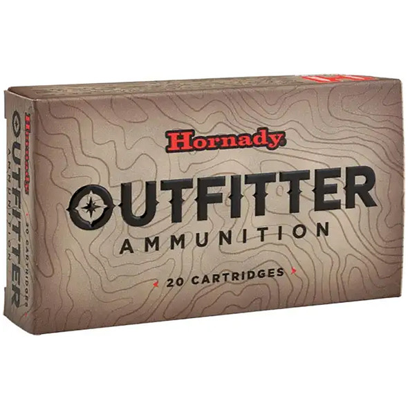 Hornady Outfitter Ammunition: 300 WSM, 180 gr, CX, 2900 fps, Model 822034