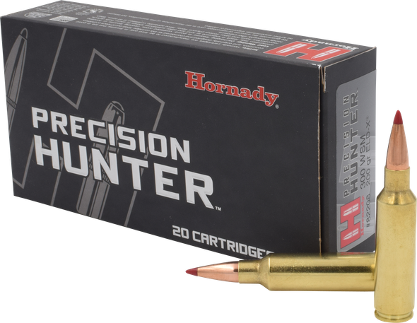 Hornady Precision Hunter Ammunition: 300 WSM, 200 Grain, ELD-X, 2820 fps