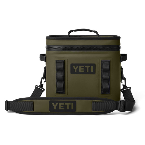 YETI Hopper Flip 12 Soft Cooler: Olive / Black