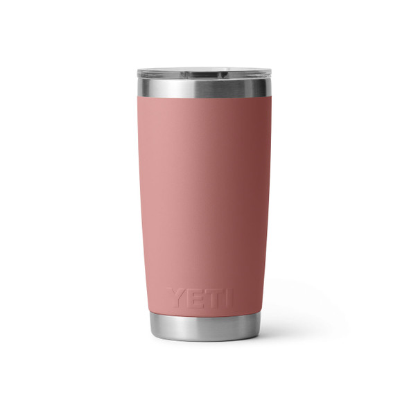 YETI Rambler Tumbler with Magslider Lid, 591 mL / 20 oz: Sandstone Pink