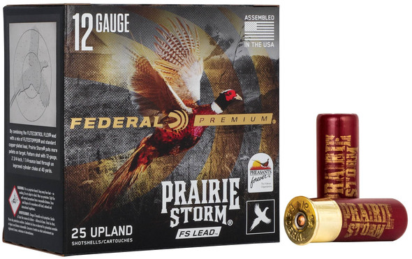 Federal Prairie Storm FS Lead Ammunition: 12 Gauge, 5 Shot, 2-3/4 in, 1 1/4 oz, 1500 fps