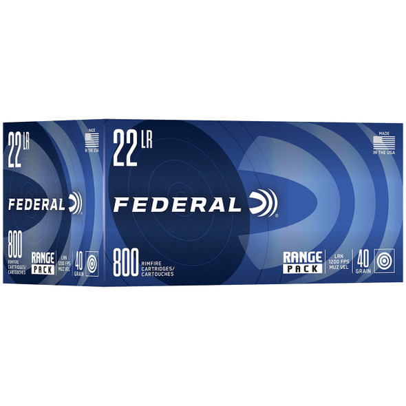 Federal Champion Training Rimfire Ammunition: 22 LR, 40 gr, LRN, 1200 fps, Model 729B800