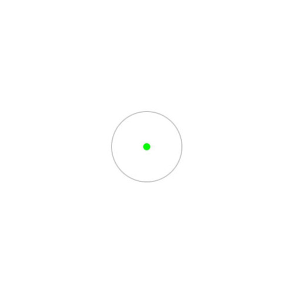Holosun EPS Green 6, Enclosed Pistol Sight: Green 6 MOA Dot