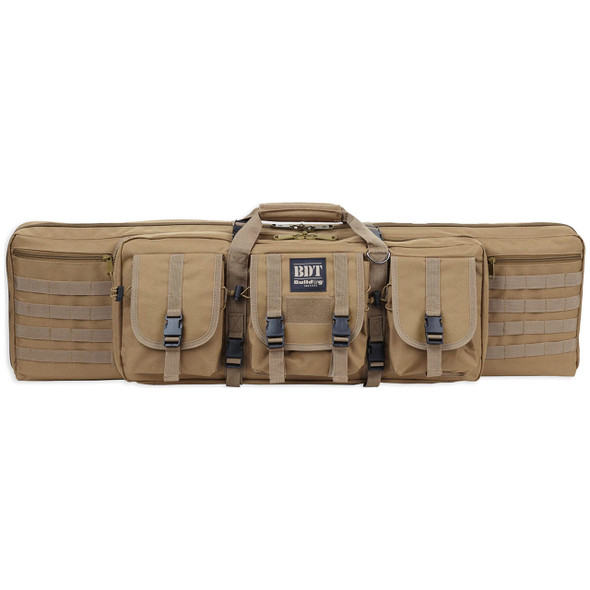 Bulldog Cases & Vaults Deluxe Single Tactical Rifle Case, 36": Tan