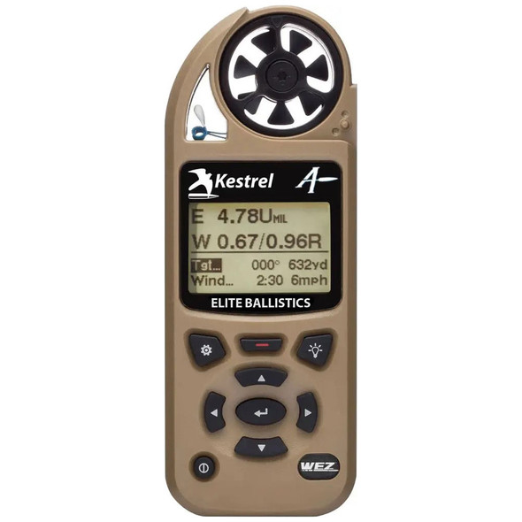 Kestrel 5700X WEZ Weather Meter with Applied Ballistics: Flat Dark Earth