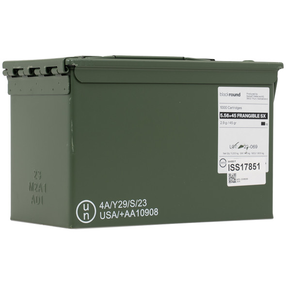 SWISS P Operator's Choice M193 Ammunition: 5.56x45mm, 55 gr, FMJ